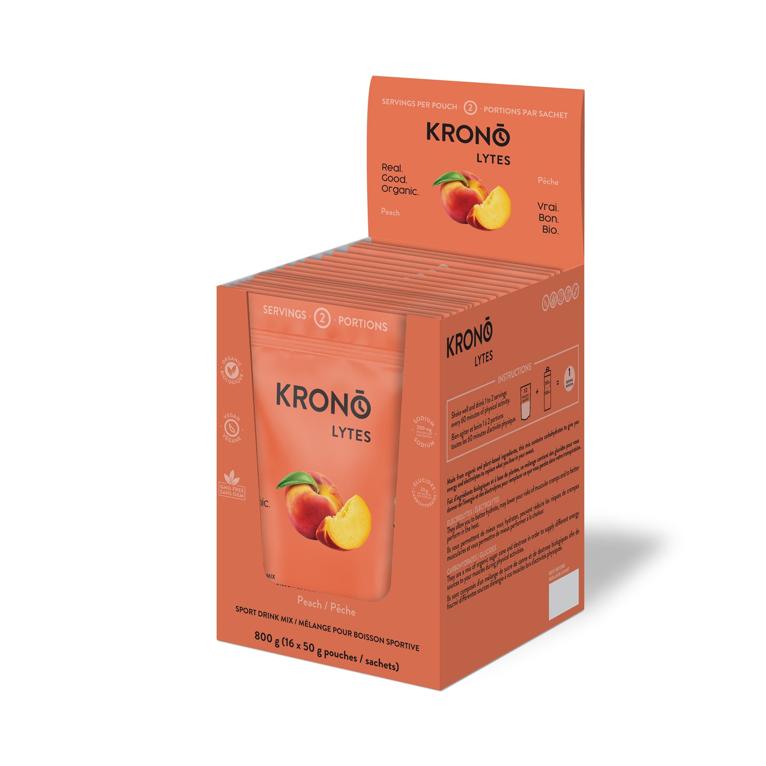 KRONO NUTRITION Sports Drink - Peach