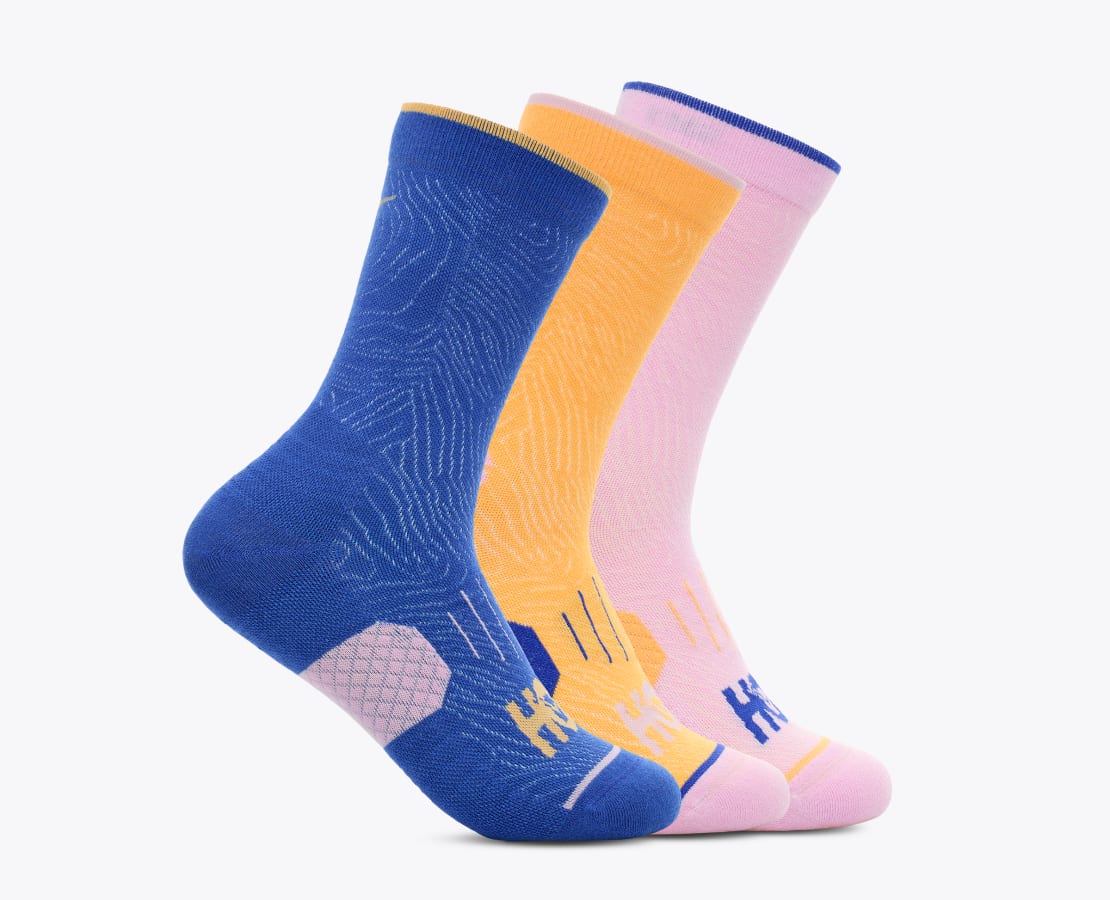 HOKA Crew Run Socks (3pk)