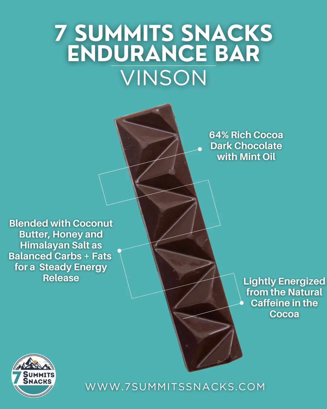 7 SUMMITS SNACKS Endurance Chocolate Bars