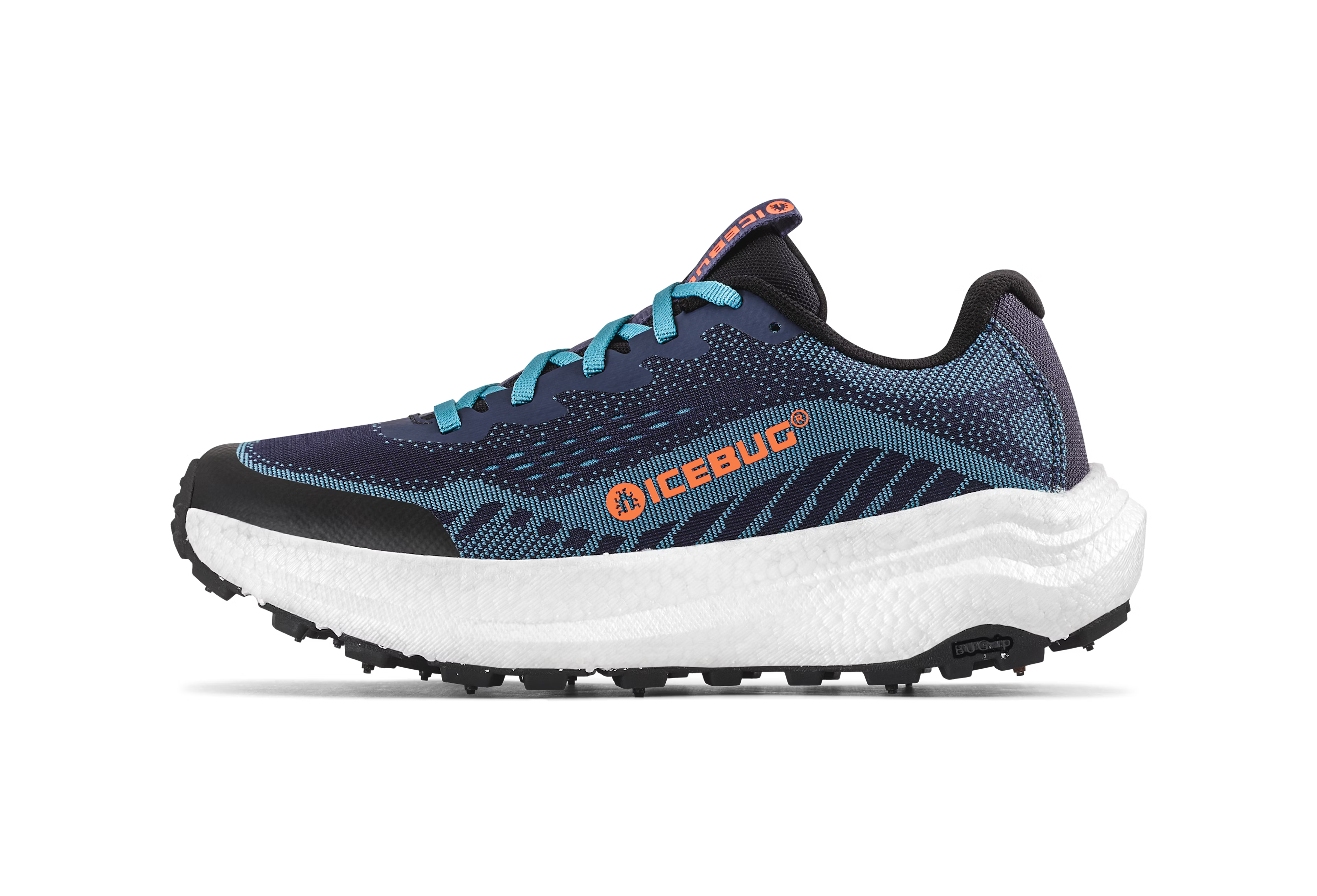 IceBug Blue‎ and Orange Athletic Shoes size 11.5 Icebug Myr BUGrip: Exceptional Winter Running Traction main image 3