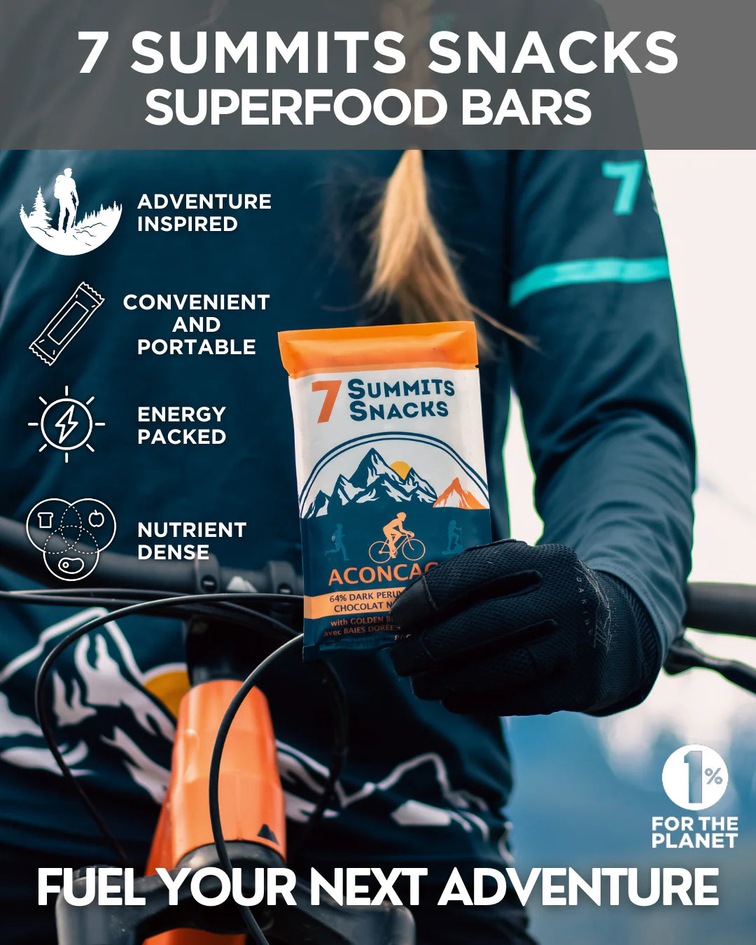 7 SUMMITS SNACKS Superfood Chocolate Bars