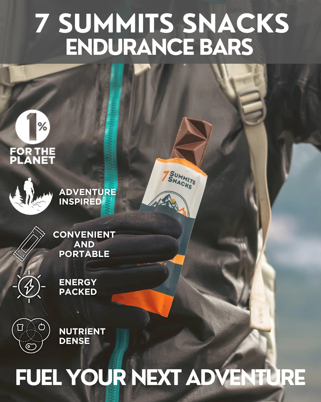 7 SUMMITS SNACKS Endurance Chocolate Bars
