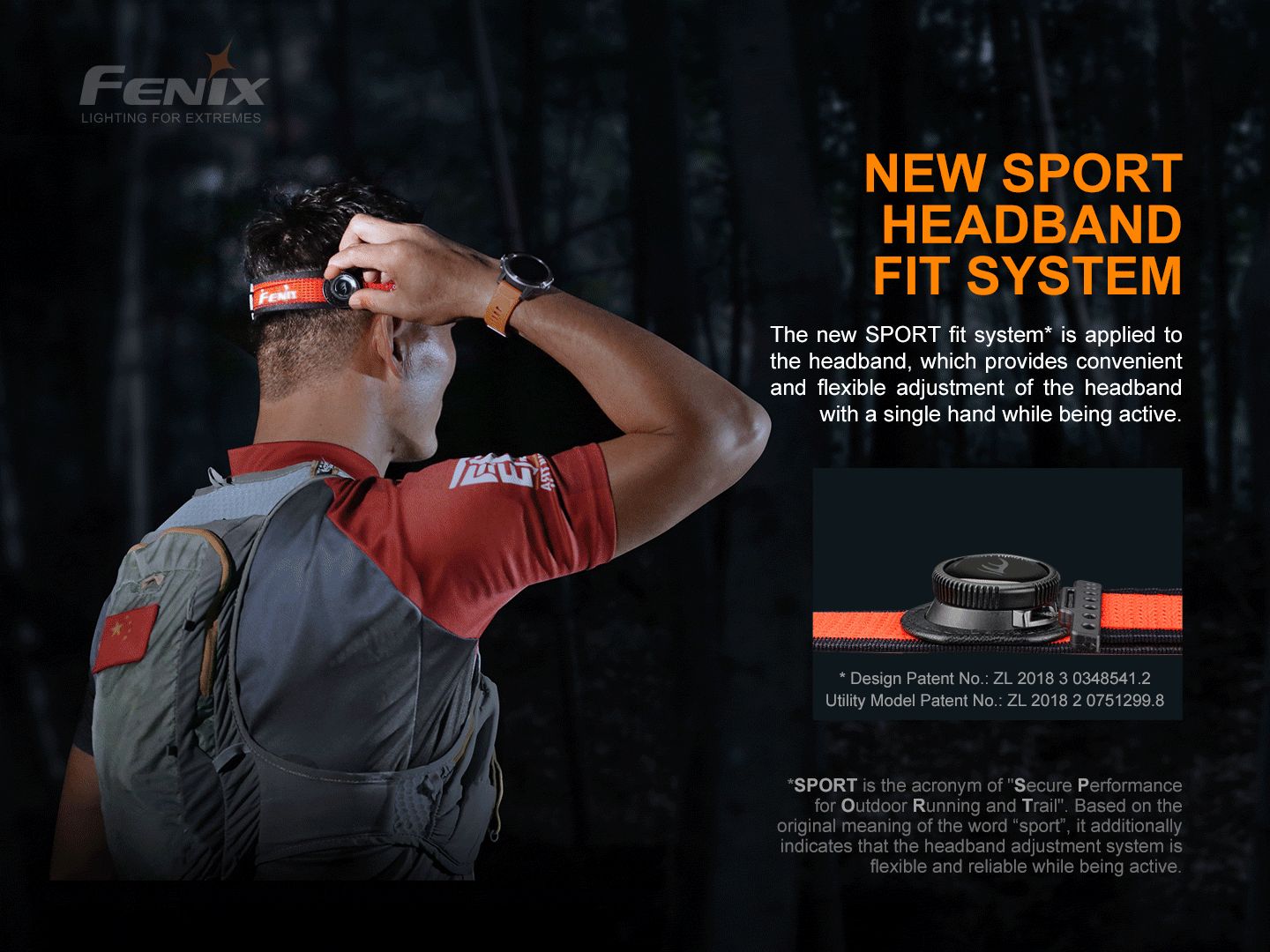 FENIX HL18R-T Lightweight Headlamp - 500 lumens