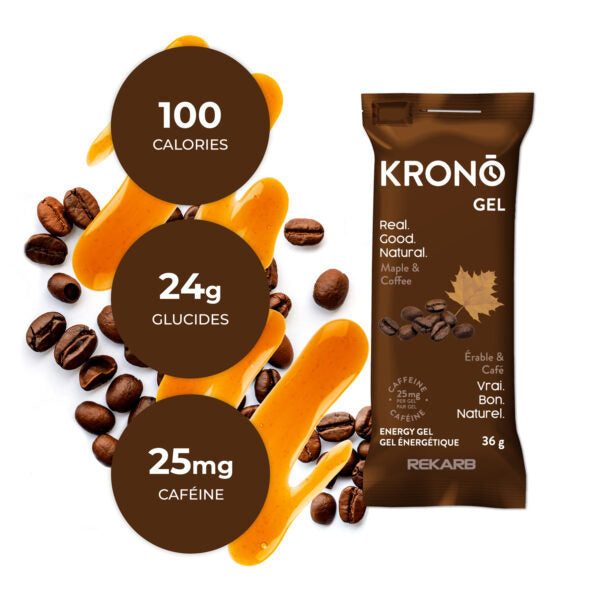 KRONO NUTRITION Energy Gel - Maple & Coffee (4pk)