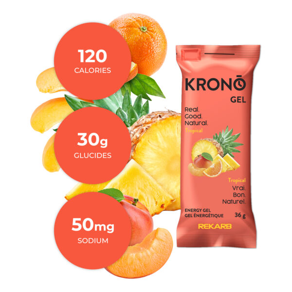 KRONO NUTRITION Energy Gel - Tropical (4pk)