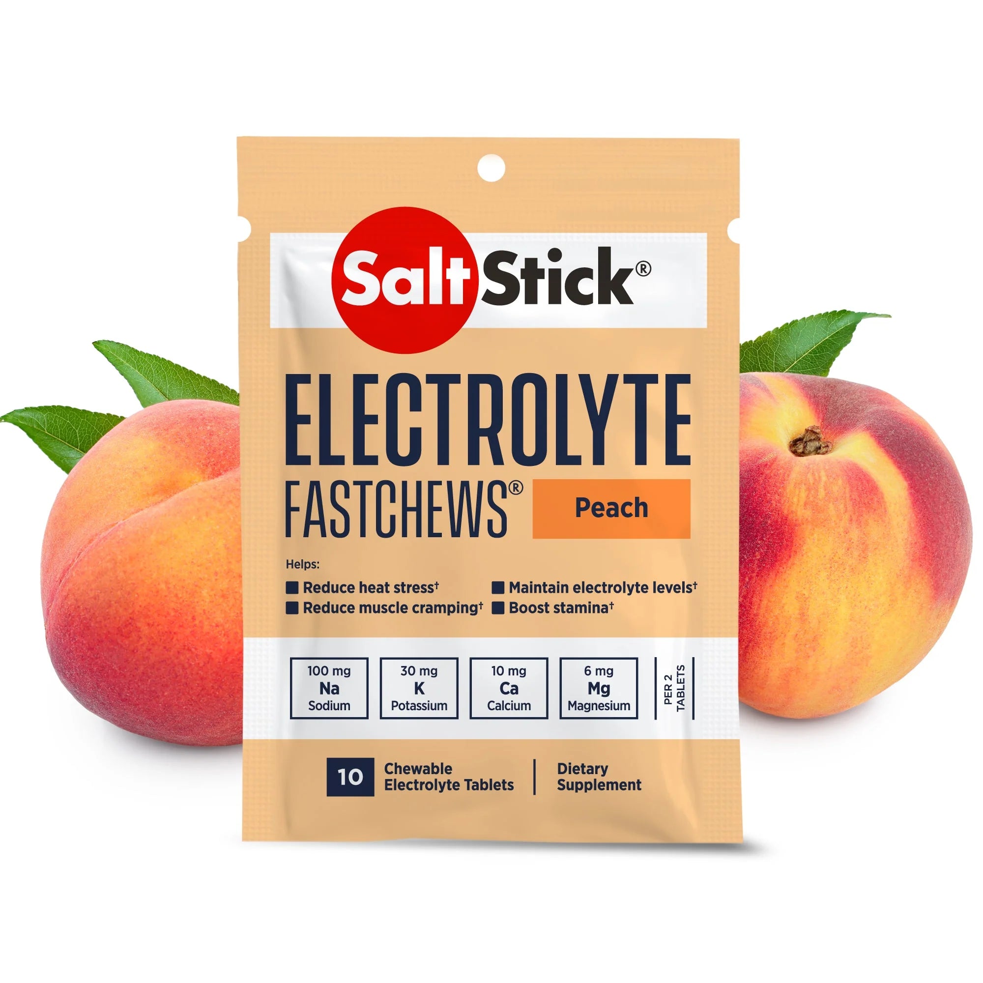 SALTSTICK FastChews - Peach (10ct)