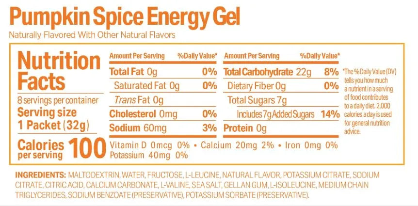 GU Energy Gel - Pumpkin Spice (4pk)