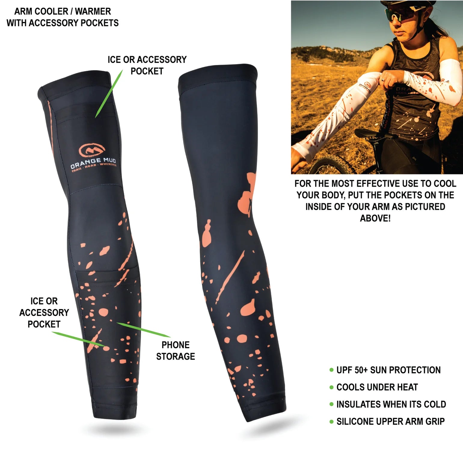 ORANGE MUD Arm Cooler Sleeves - Unisex