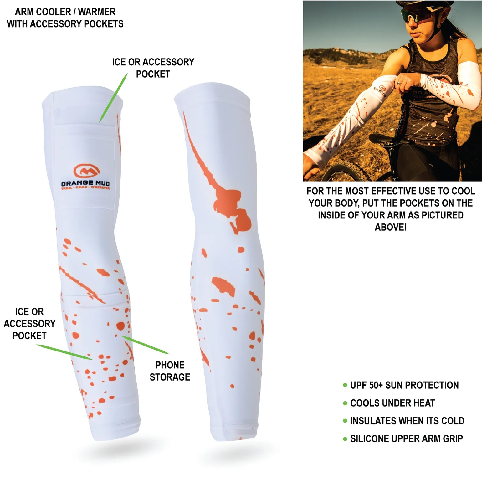 ORANGE MUD Arm Cooler Sleeves - Unisex