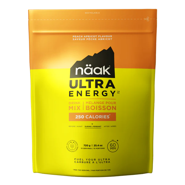 NAAK Ultra Energy Drink Mix - Peach Apricot