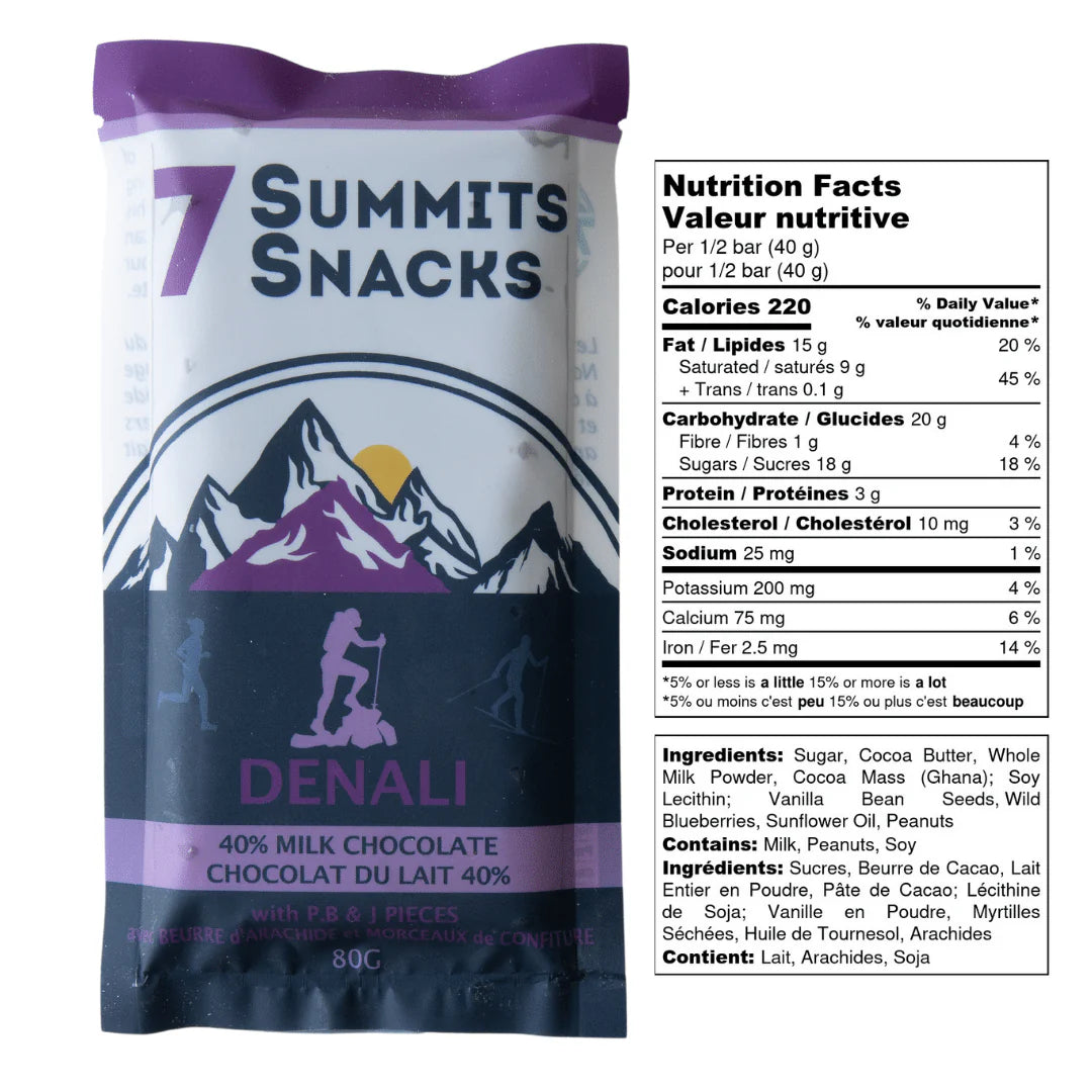 7 SUMMITS SNACKS Superfood Chocolate Bars