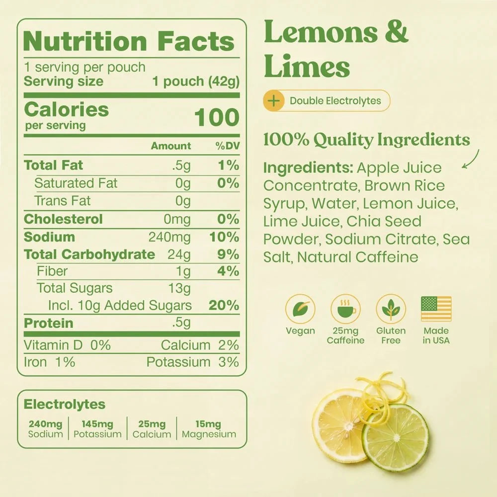 HUMA Chia Energy Gels Plus