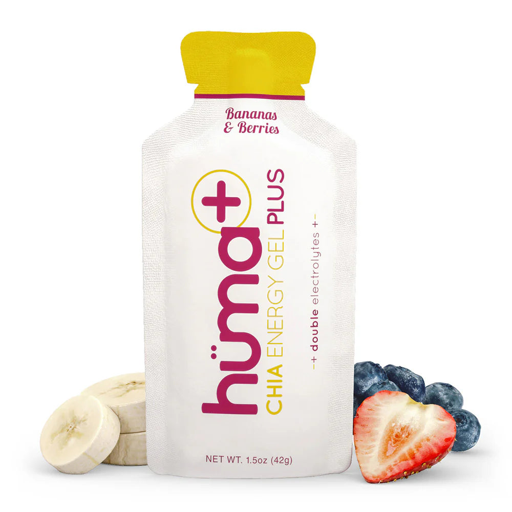 HUMA Chia Energy Gels Plus