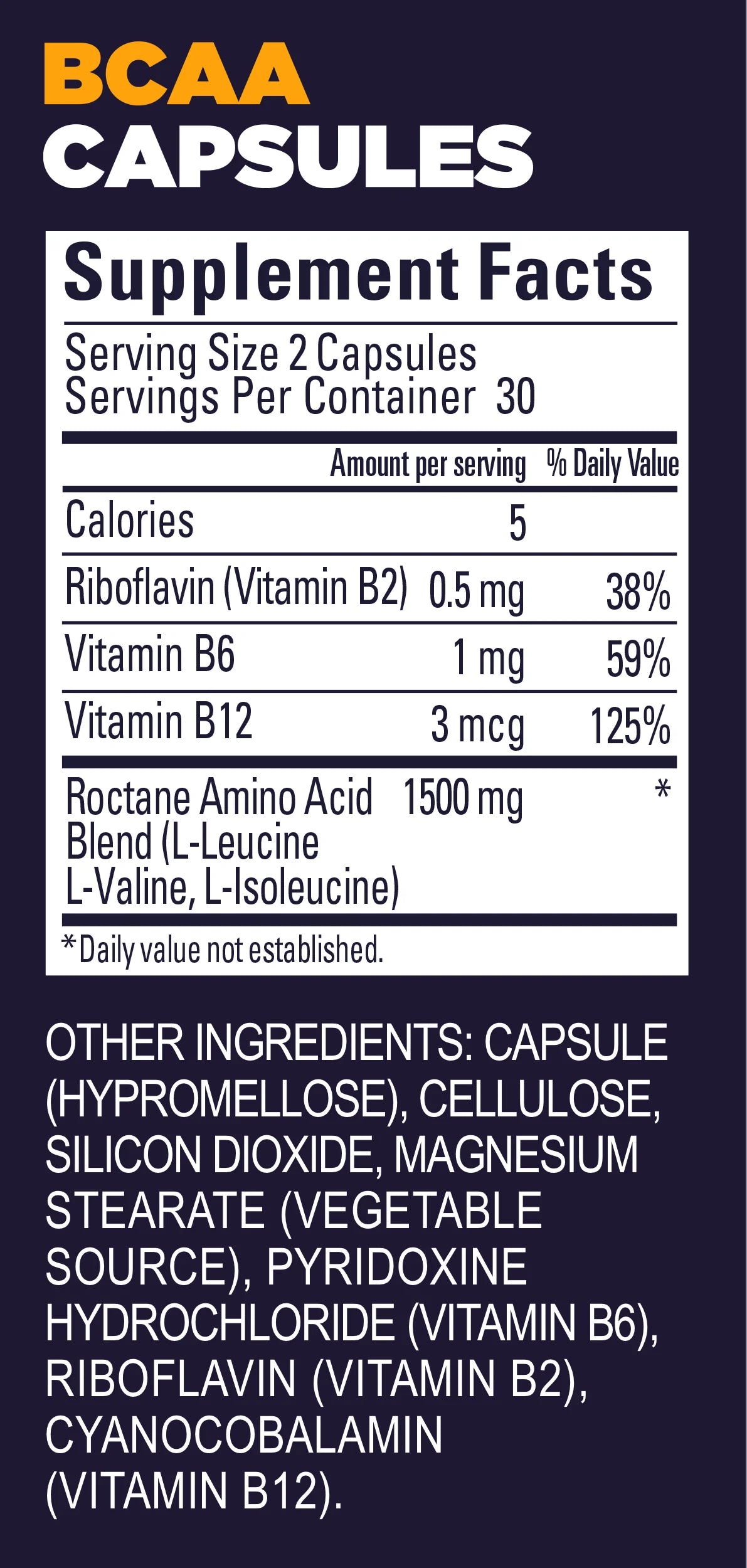 GU Roctane BCAA Capsules (60ct)