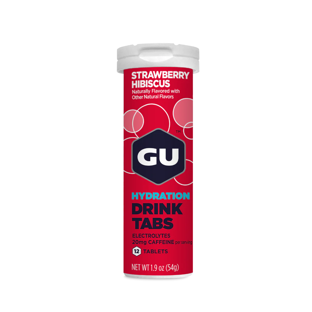 GU Electrolyte Drink Tabs - Strawberry Hibiscus