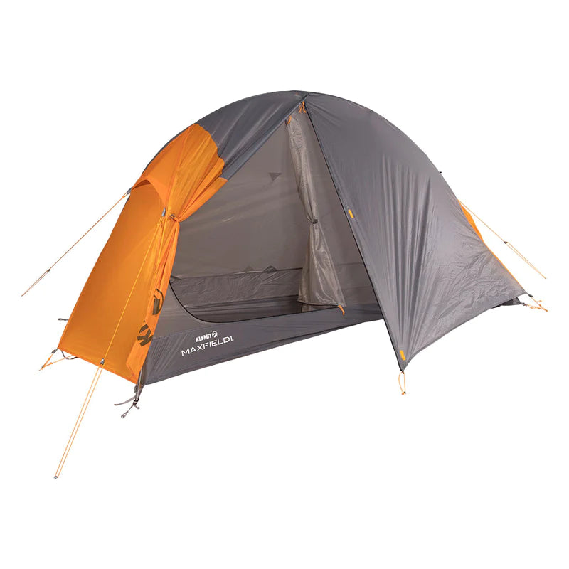 1 man camping tent Klymit Maxfield Tent Grey 1 Person 09M1OR01A