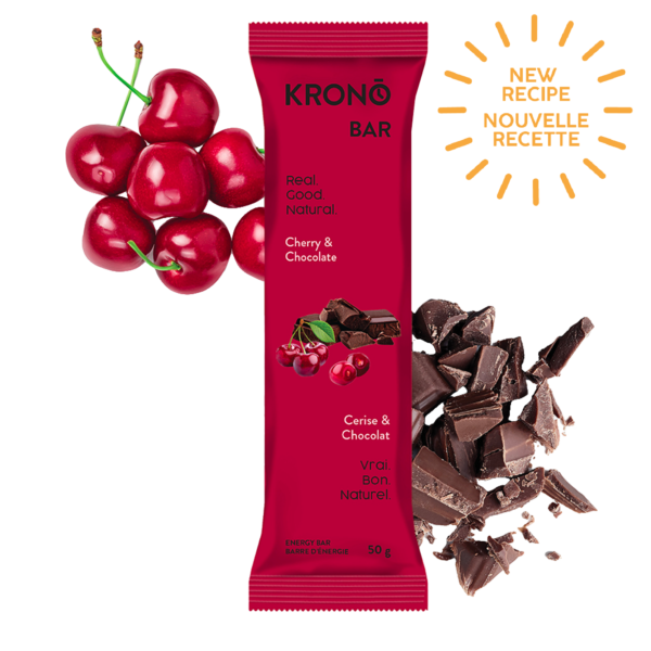KRONO NUTRITION Energy Bar - Cherry & Chocolate (4pk)