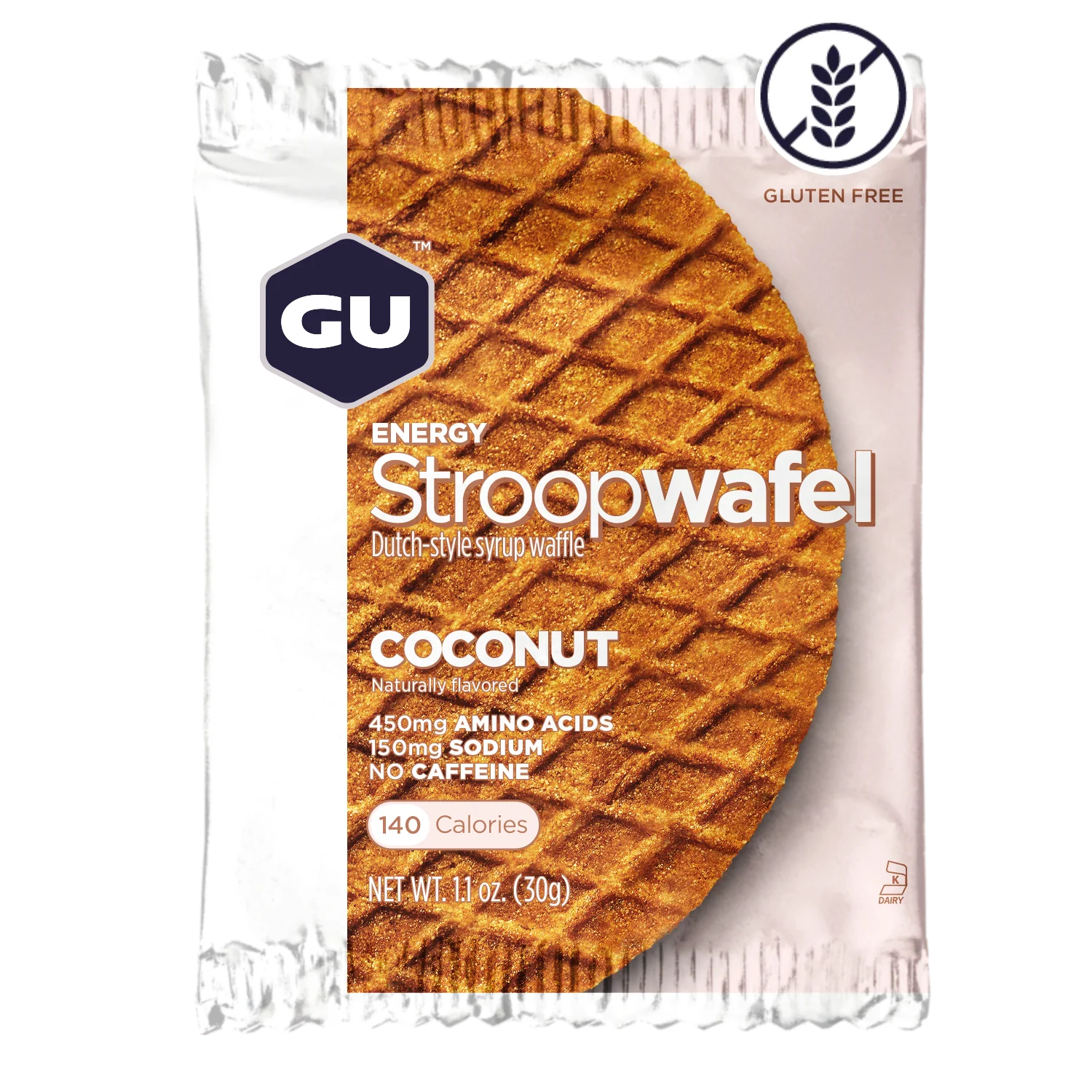 GU Stroopwafel - Coconut (4pk)