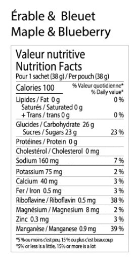 BRIX Maple Energy Gels