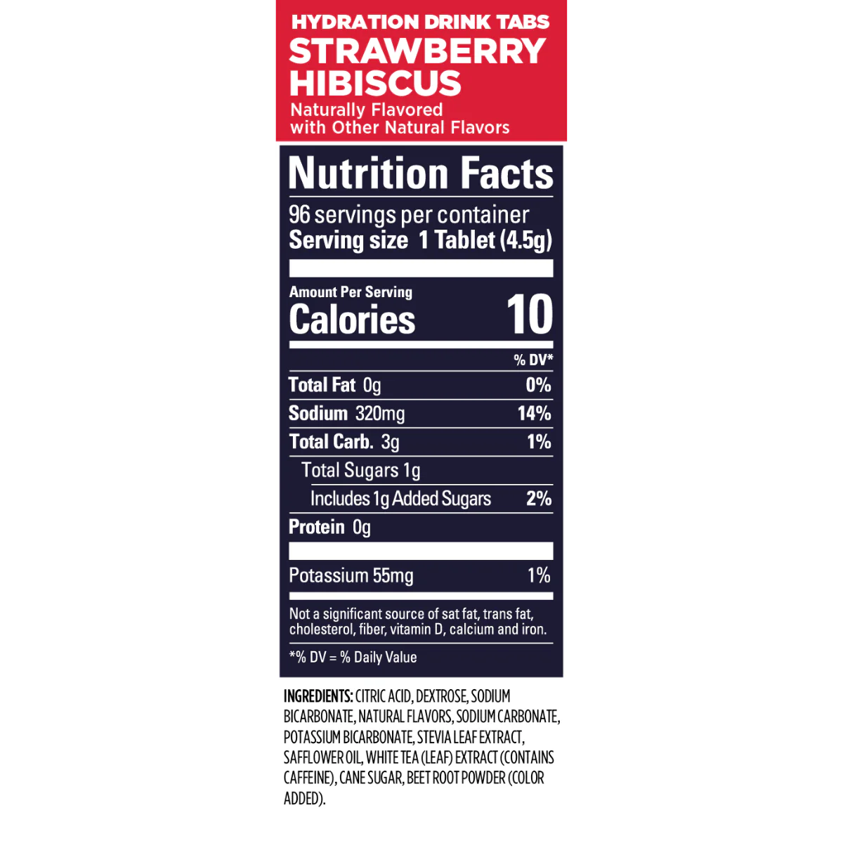 GU Electrolyte Drink Tabs - Strawberry Hibiscus