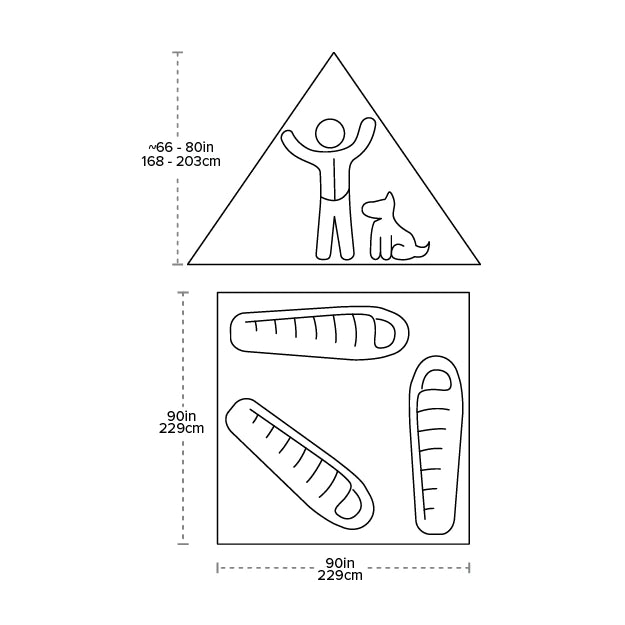 BIG AGNES Gold Camp UL 3 Tarp