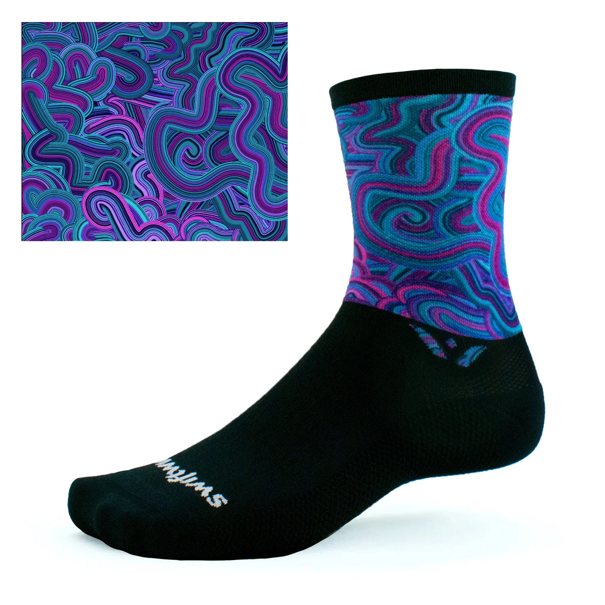 SWIFTWICK Vision Six Impression Electrowave Crew Socks