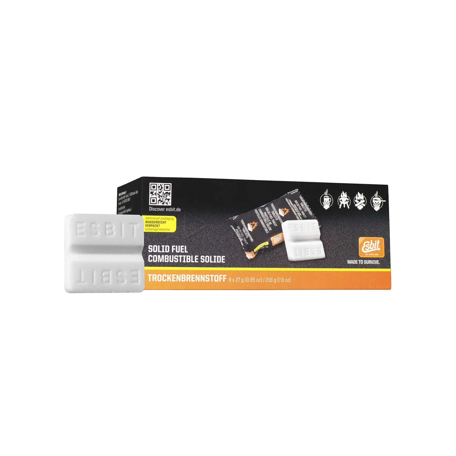 ESBIT Solid Fuel Tabs (8-pack)