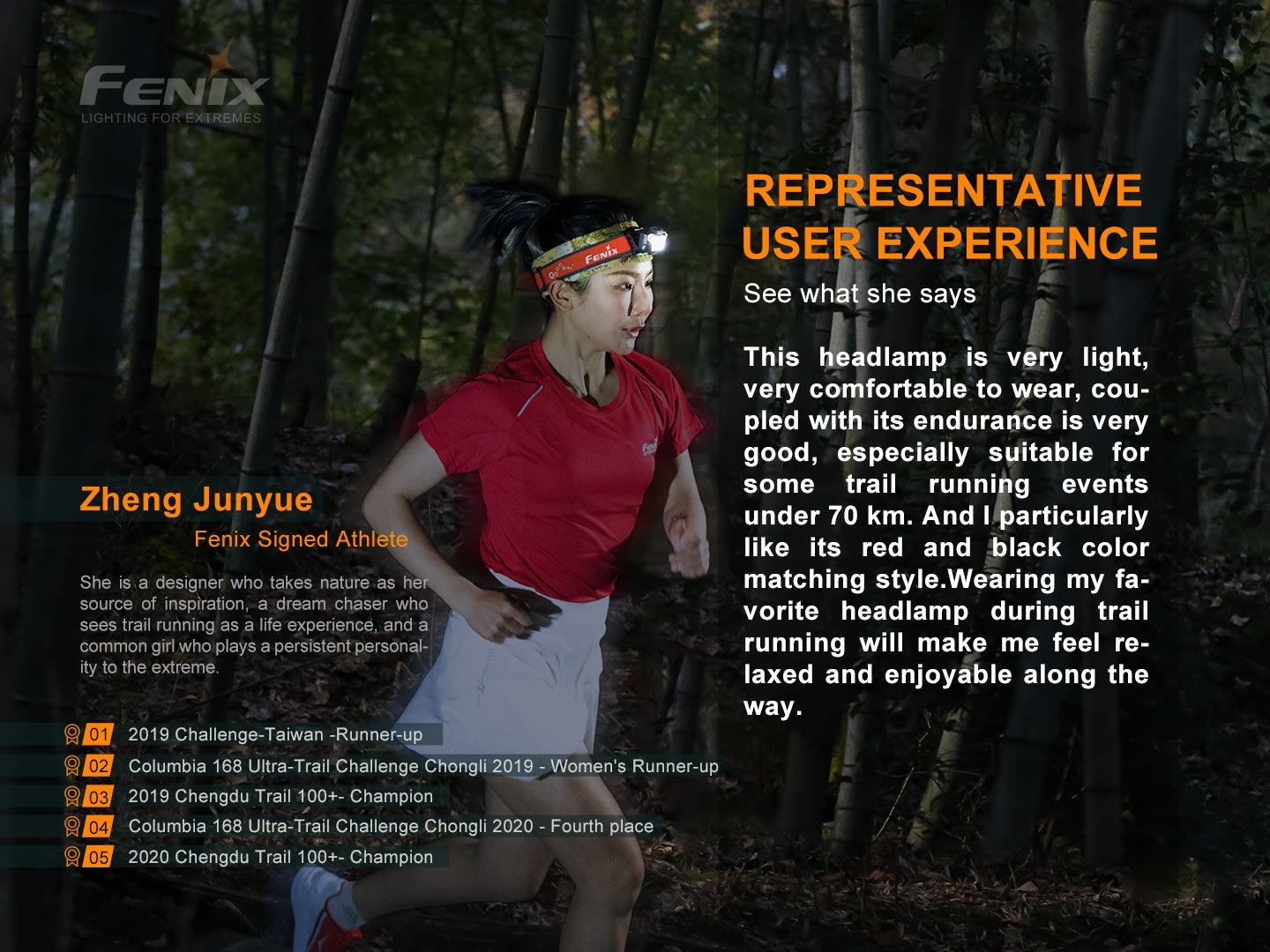 FENIX HL18R-T Lightweight Headlamp w/ Carry Case - 500 lumens