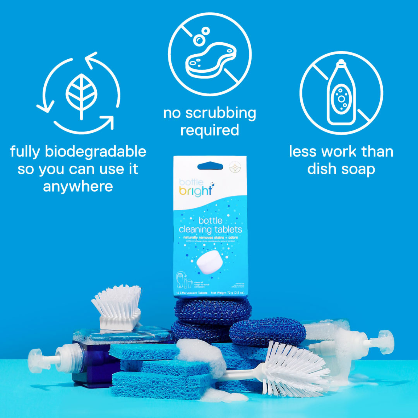 Bottle Bright® Bottle Cleaning Tablets (12pk)