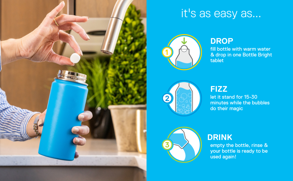 Bottle Bright® Bottle Cleaning Tablets (12pk)