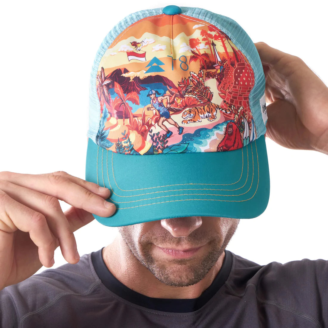 T8 BOCO Technical Trucker Hat - Indonesia by Rini Sugianto