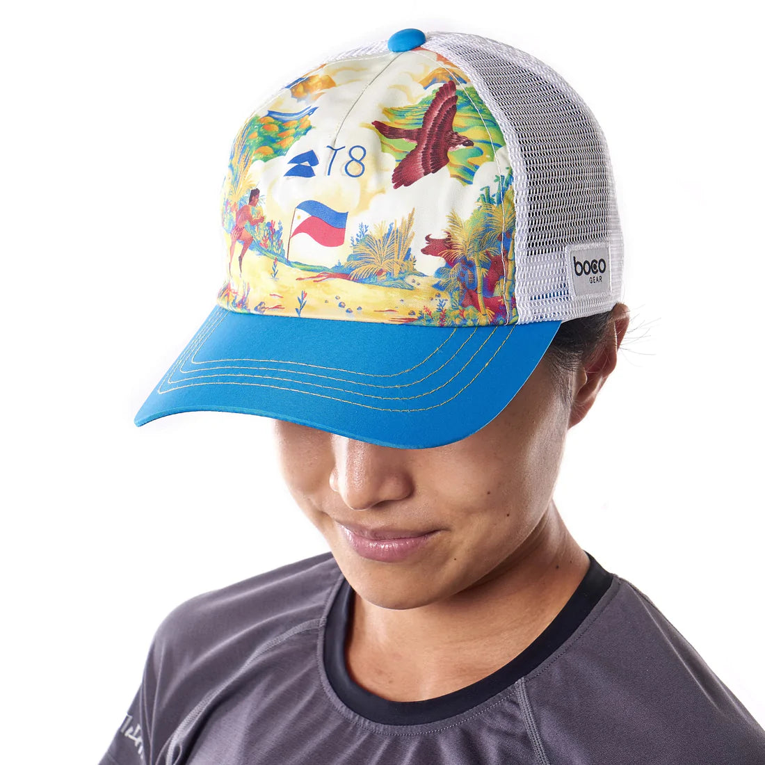 T8 BOCO Technical Trucker Hat - Philippines by Ara Villena