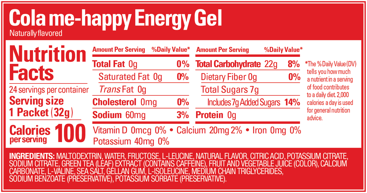 GU Energy Gel - Cola Me Happy (4pk)