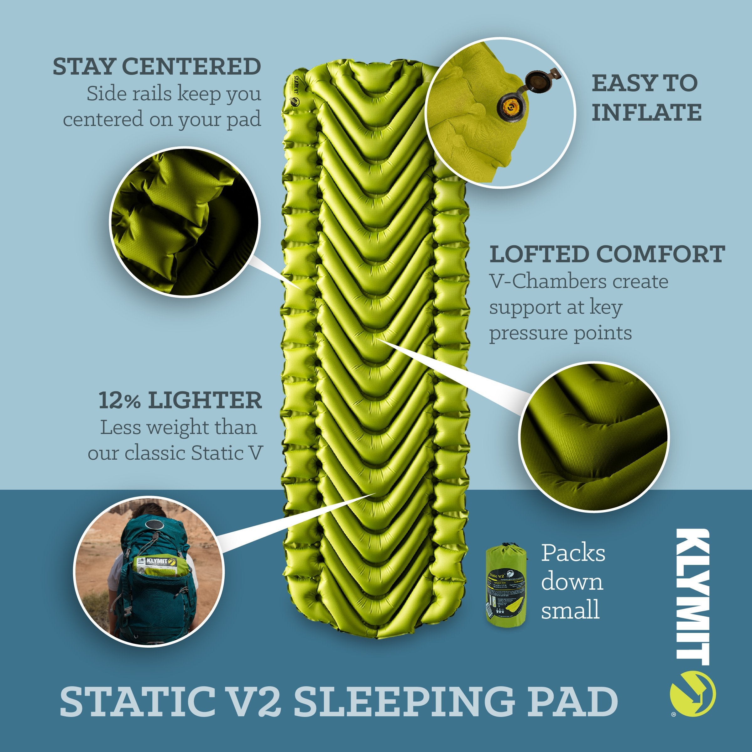 KLYMIT Static V2 Sleeping Pad