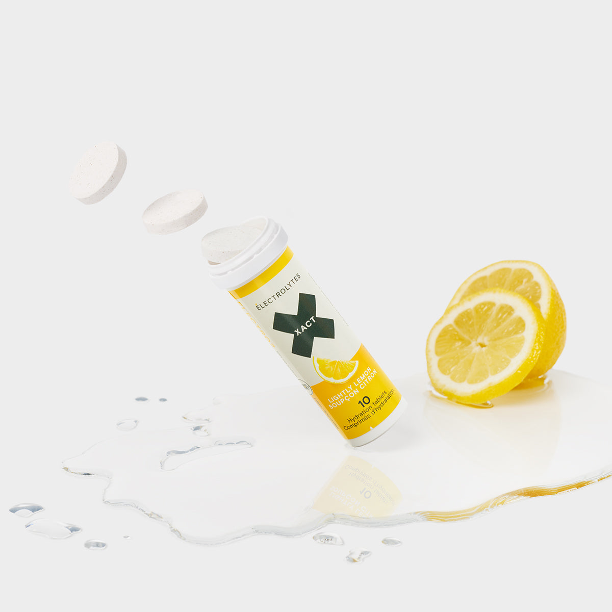 XACT NUTRITION Electrolytes Sport Hydration Tabs - Lightly Lemon