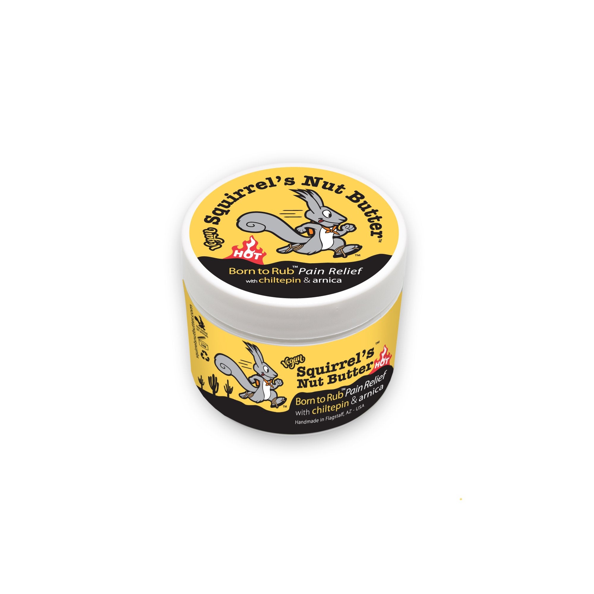 SQUIRREL'S NUT BUTTER Vegan Born to Rub Pain Relief Salve