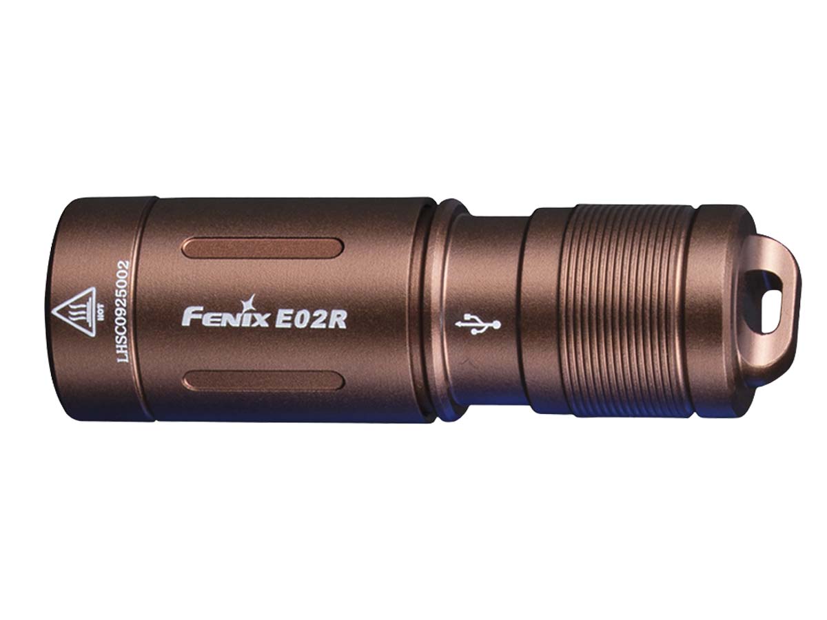 FENIX E02R Rechargeable Everyday Flashlight - 200 lumens