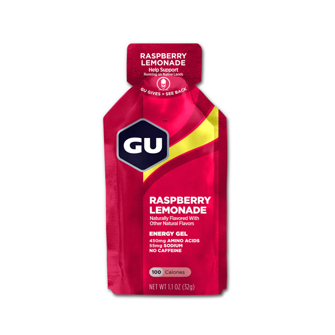GU Energy Gel - Raspberry Lemonade (4pk)