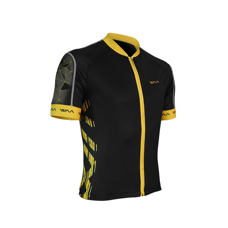Gold cycling jersey sales