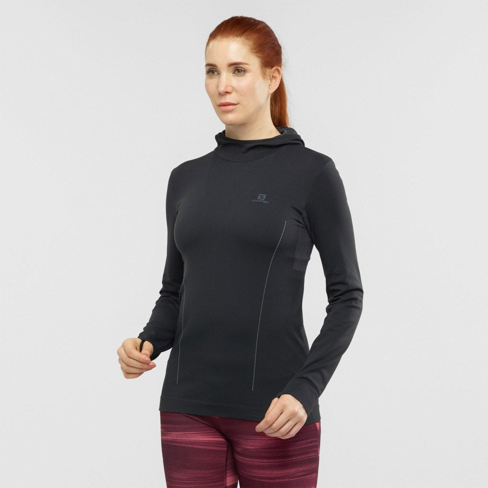 SALOMON Essential Seamless Hoodie - Women's