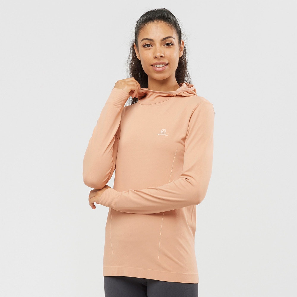 SALOMON Essential Seamless Hoodie - Women's
