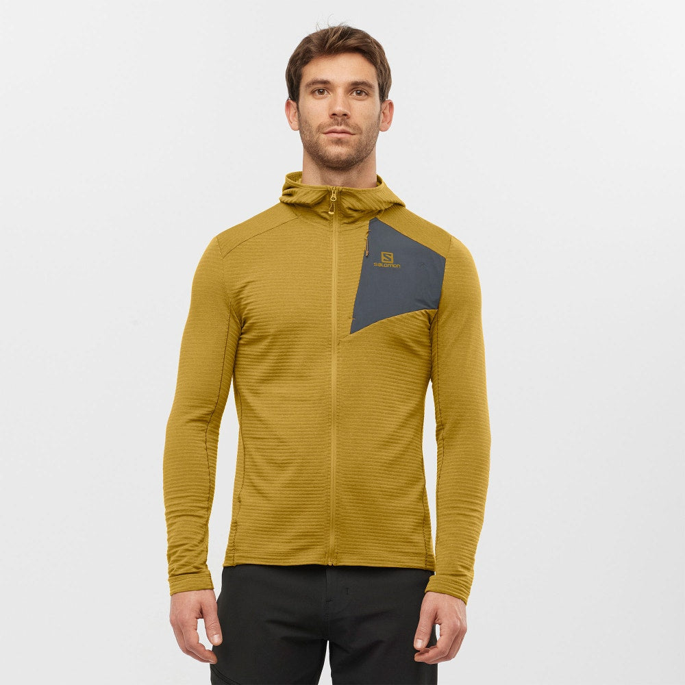 SALOMON Essential Lightwarm Hooded Midlayer Jacket - Men's