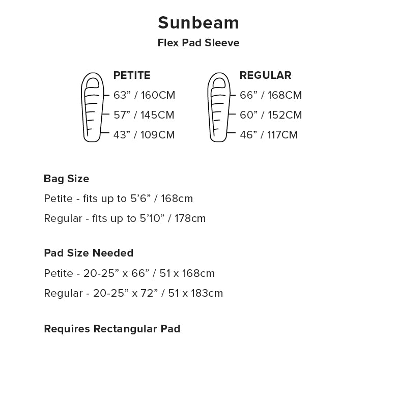BIG AGNES Sunbeam 0˚F/-18˚C Sleeping Bag
