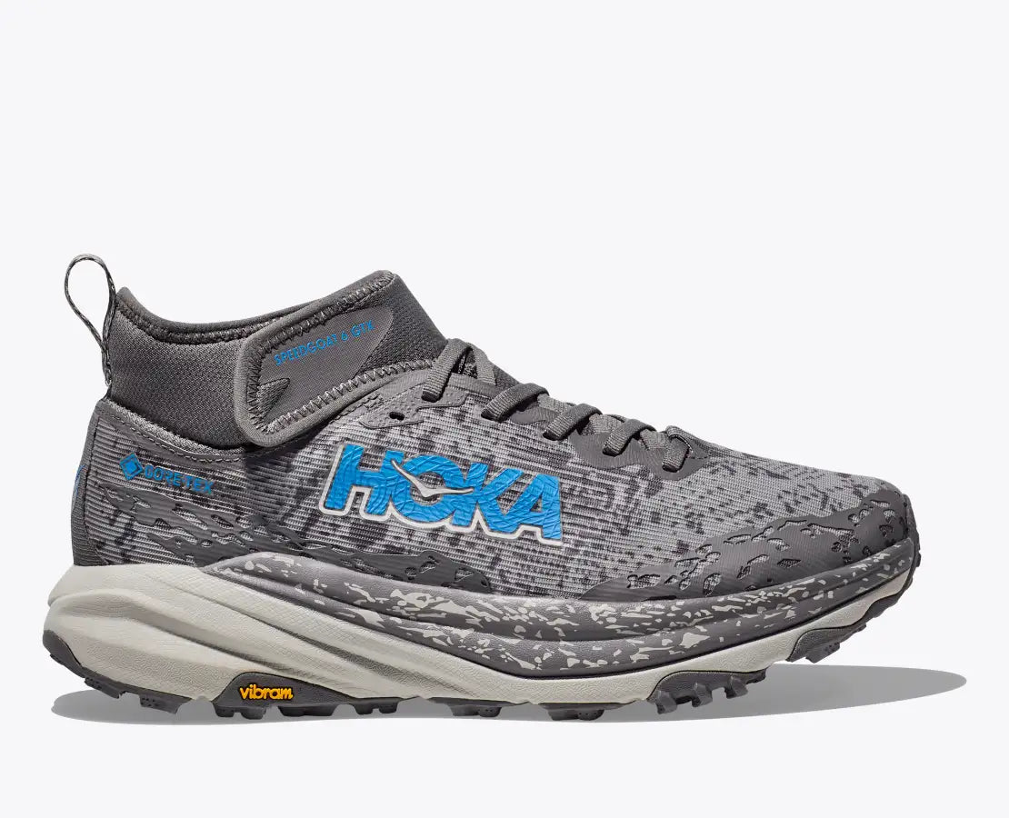 BLUEGOATS / おまじない Men's Speedgoat 6 (GCG - Galactic Grey/Hoka Blue) — TC