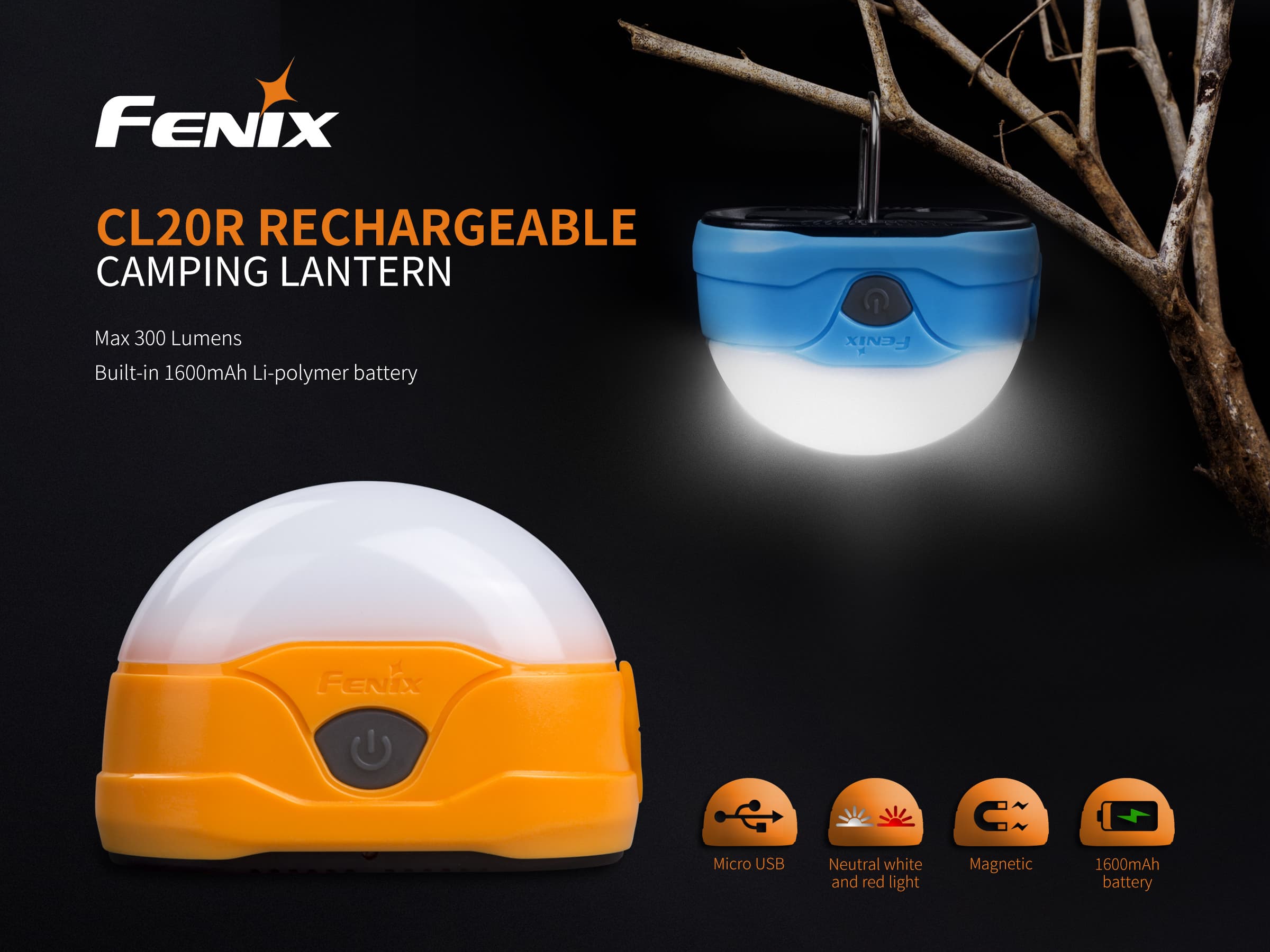 FENIX CL20R Portable Rechargeable Lantern