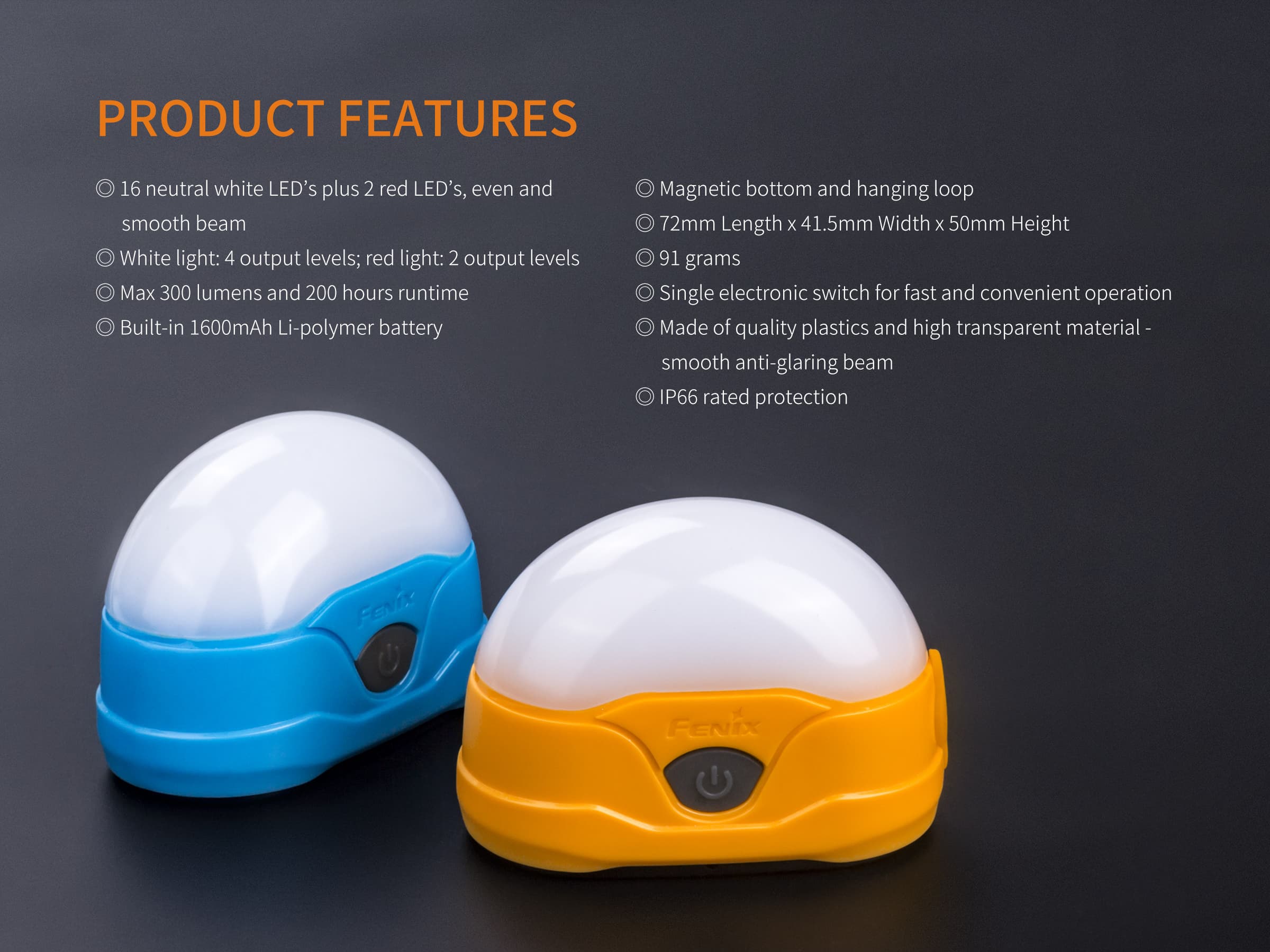 FENIX CL20R Portable Rechargeable Lantern