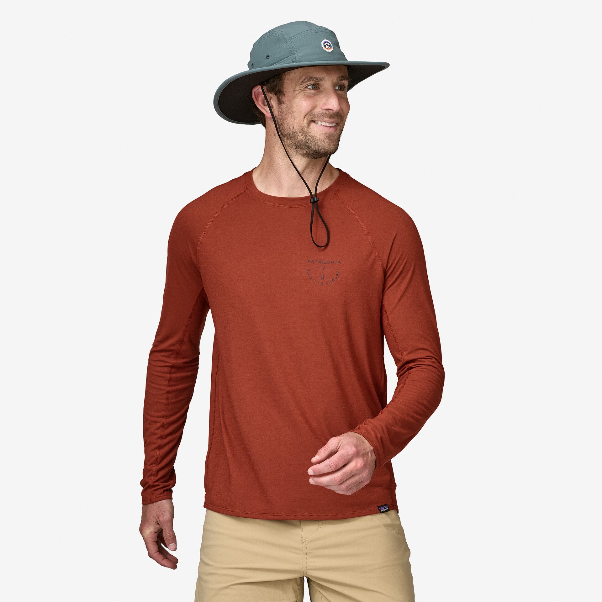 PATAGONIA Long-Sleeved Capilene® Cool Trail Graphic Shirt - Men's