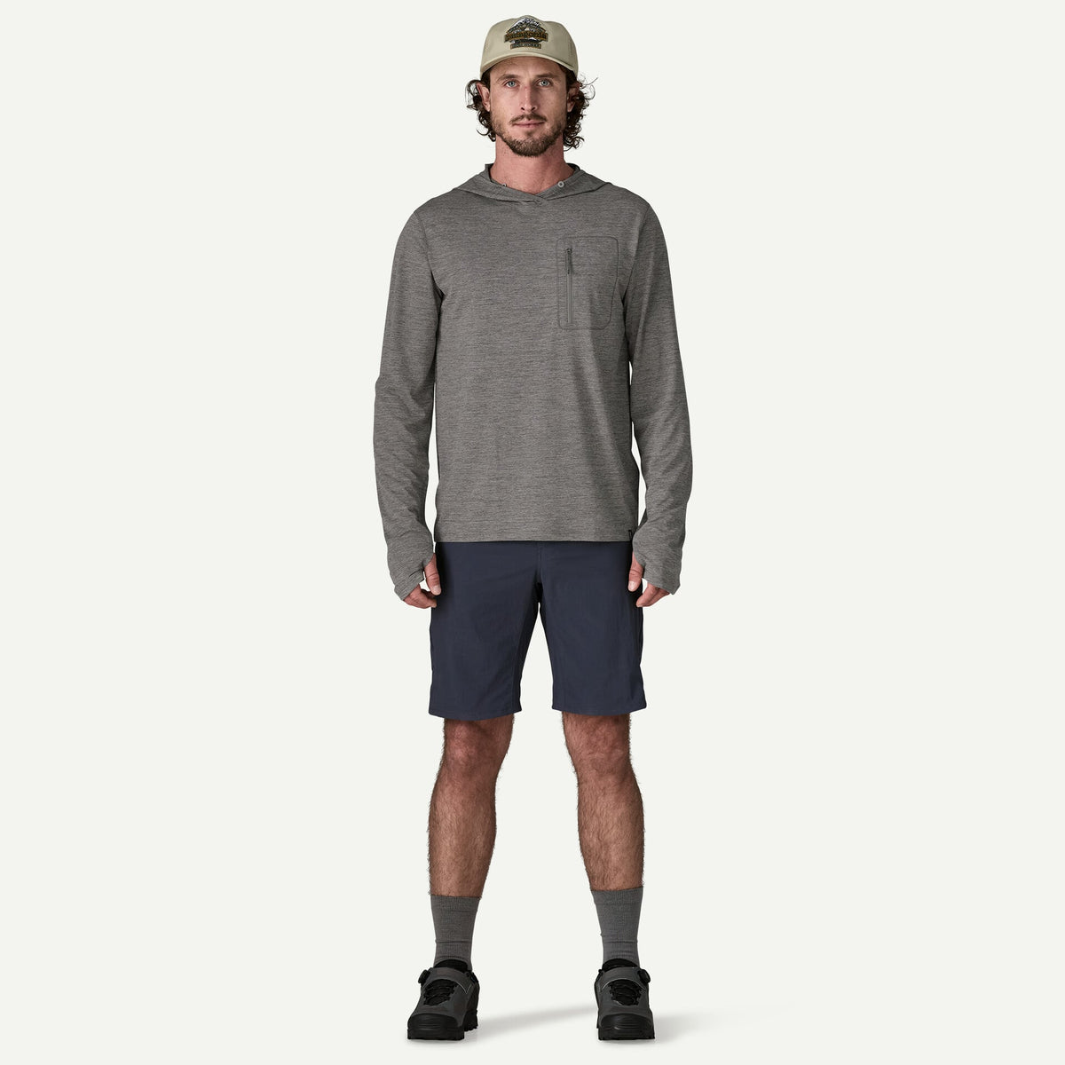 PATAGONIA Capilene Cool Sun Hoody - Men's - Model Back