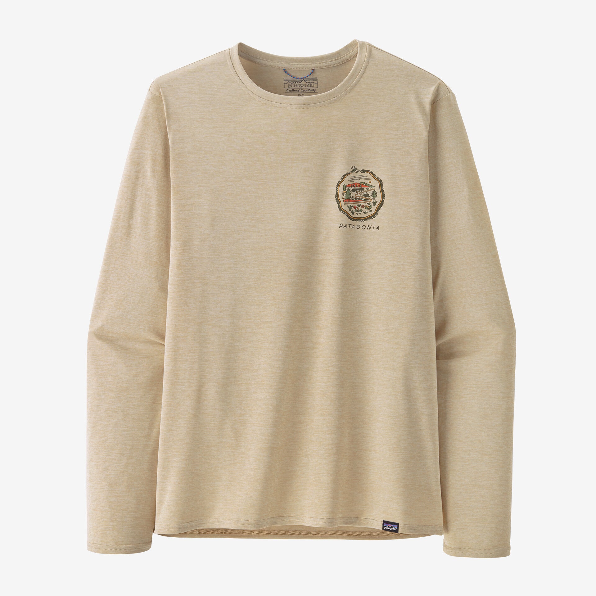 PATAGONIA Long-Sleeved Capilene® Cool Daily Graphic Shirt - Lands - Men's