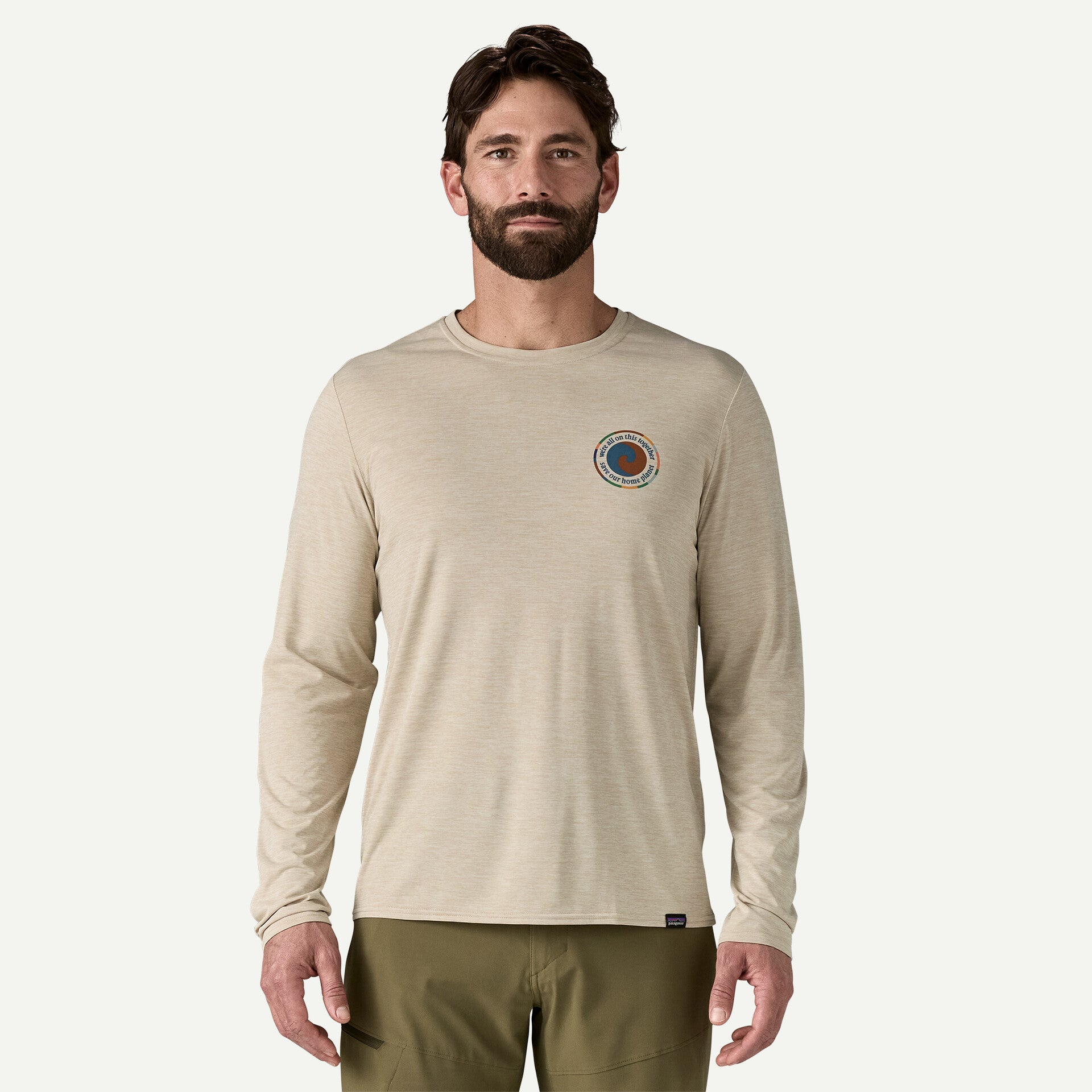 PATAGONIA Long-Sleeved Capilene Cool Trail Graphic Shirt - Men's